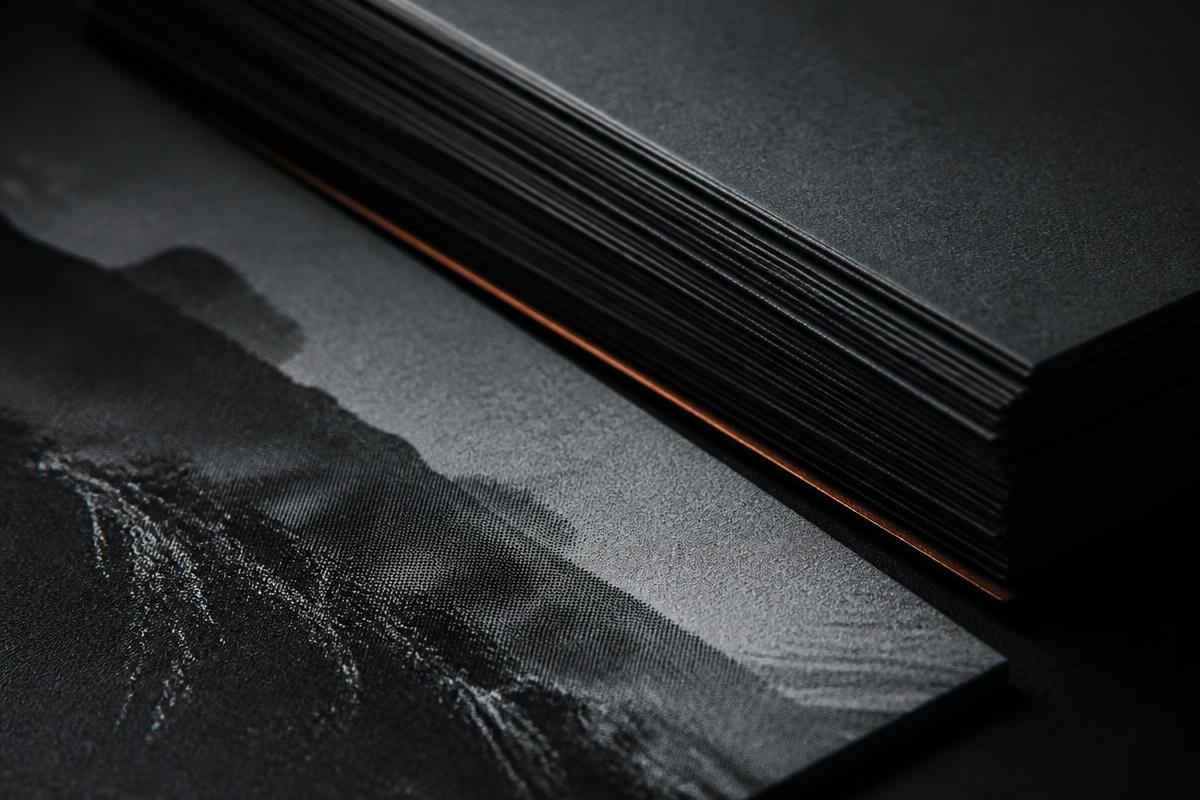 Stacked documents in low light